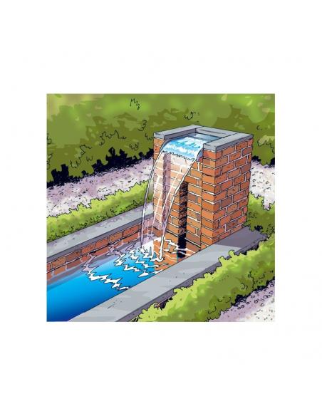 Cascade Nevada LED Inox 30cm Ubbink Décoration du bassin