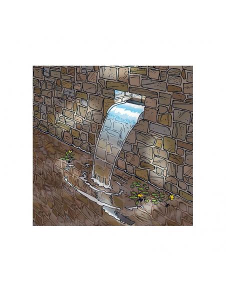 Cascade Nevada LED Inox 60cm Ubbink Décoration du bassin Cascade Nevada LED Inox 60cm Ubbink Décoration du bassin