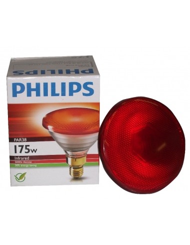 Lampe infra-rouge à vis rouge 175 Watts Plume & Compagnie Soin et entretien