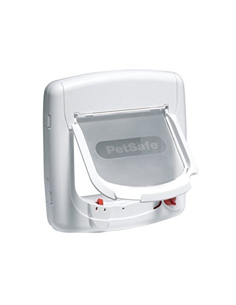 Chatière Staywell magnétique Deluxe 4 positions Blanc Petsafe Chatière