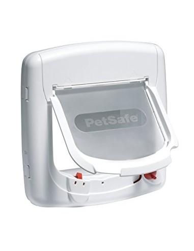 Chatière Staywell magnétique Deluxe 4 positions Blanc Petsafe Chatière