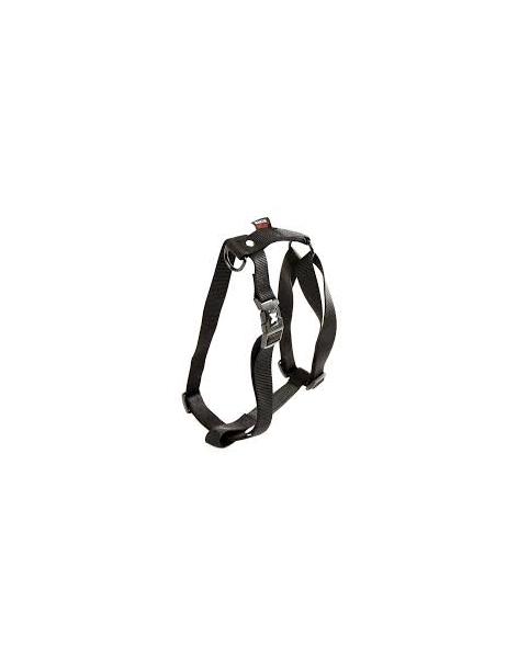 Harnais nylon réglable 25-35 - Noir Smooz Colliers, harnais et muselières