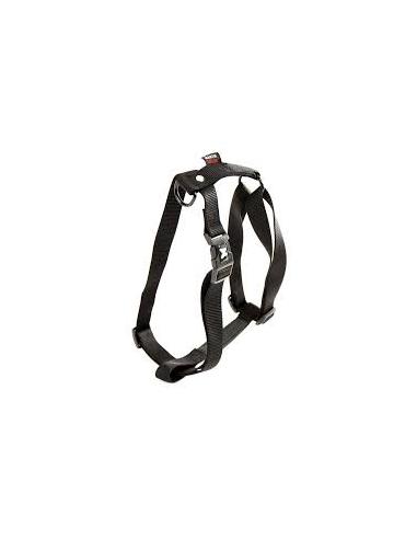 Harnais nylon réglable 35-50 - Noir Smooz Colliers, harnais et muselières