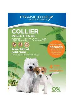 Collier Insectifuge Chiot Petit Chien Francodex Soins et anti-parasitaire