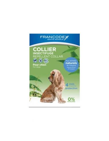 Collier Insectifuge Chien Francodex Soins et anti-parasitaire