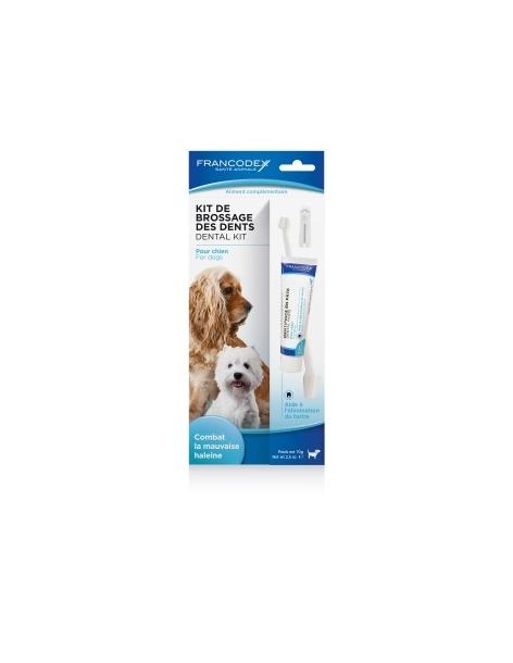 Kit de brossage des dents pour chien Francodex Parapharmacie