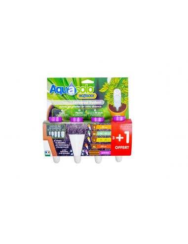 Aquasolo Jardinière Pack 3+1 Cones Aquasolo Pistolet et lance d'arrosage