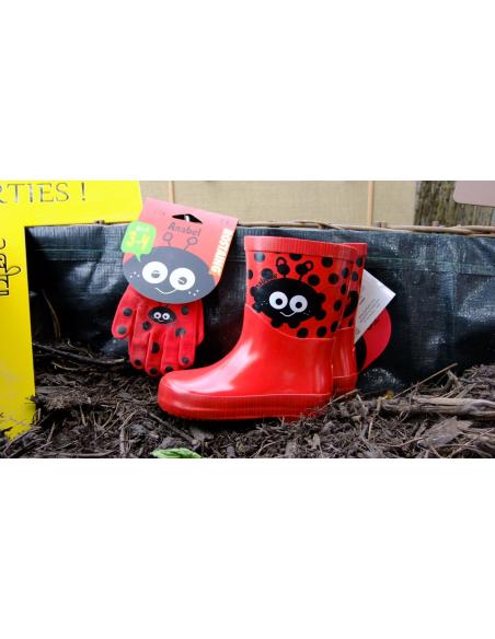 Gants enfant coccinelle Taille 3/4 ans Rostaing Gants