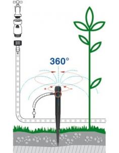Goutteur Auto-Compensant Fin de Ligne 360° x 3 GF Goutte à goutte 2