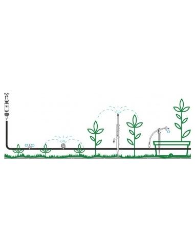 Tuyau PVC noir Ø16mm - 25M GF Goutte à goutte