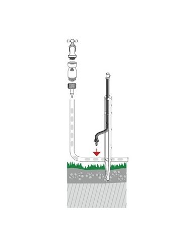 Piquet Porte Tuyau Elevateur Ø 6mm - 30 cm GF Goutte à goutte