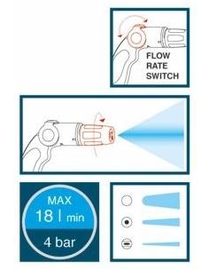 Pistolet d'Arrosage "3 Jets Basics" GF Pistolet et lance d'arrosage 2