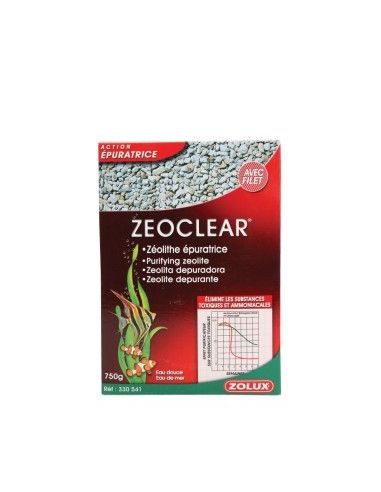 Zéoclear 1L Zolux Masse et mousse de filtration