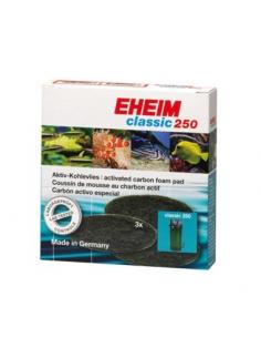 Cartouche charbon pour filtre 2213 x3 Eheim gmbh Masse et mousse de filtration