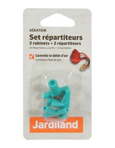 Set aération répartiteur + 2 robinets Jardiland Accessoires et aération