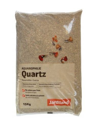 Gravier quartz Naturel 15kg - Jardiland Agrobiothers Sable et gravier d'aquarium