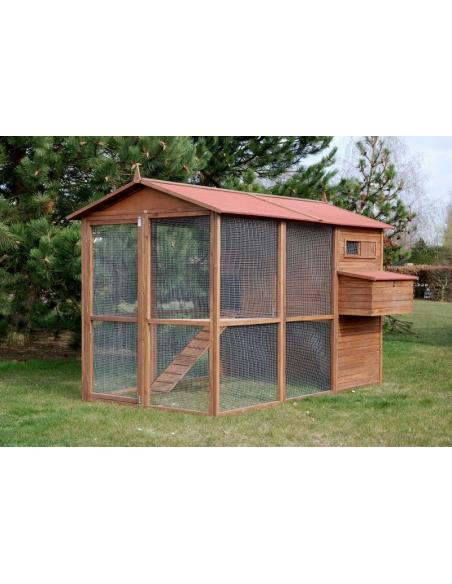 Poulailler Large Square L.277 x l.188 x H.180 cm Lifland Poulailler