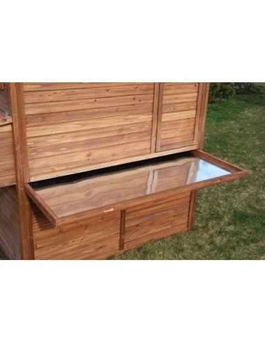 Poulailler Large Square L.277 x l.188 x H.180 cm Lifland Poulailler