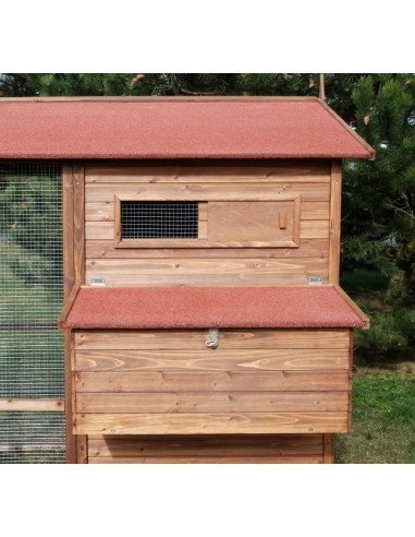 Poulailler Large Square L.277 x l.188 x H.180 cm Lifland Poulailler