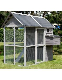 Poulailler Medium Square L.196,5 x l. 143 x H.180 cm Lifland Poulailler