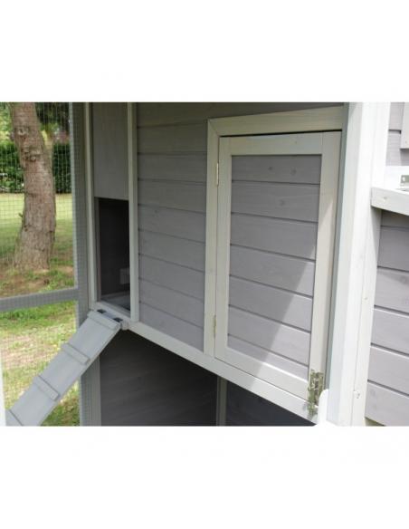 Poulailler Medium Square L.196,5 x l. 143 x H.180 cm Lifland Poulailler