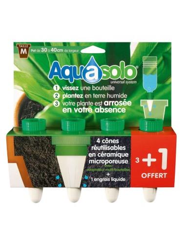 Aquasolo Médium Pack 3+1 Cones Aquasolo Pistolet et lance d'arrosage