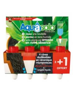 Aquasolo XL 3+1 Cones Hozelock Pistolet et lance d'arrosage