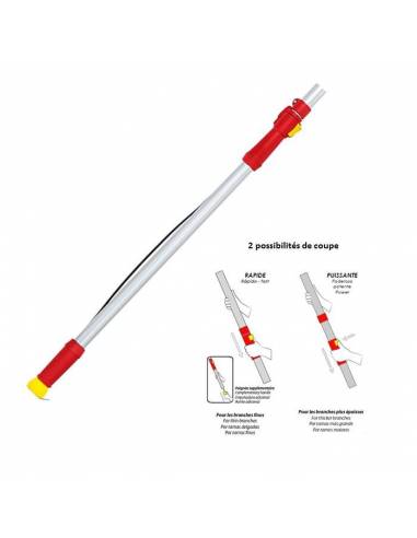 Perche élagueuse Wolf à coupe franche - Outils Wolf Outils Wolf Outils emmanchables multi-star Wolf