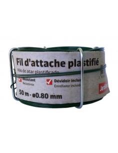 Fil d'Attache Plastifié 50M Jardiland Fixation et attache