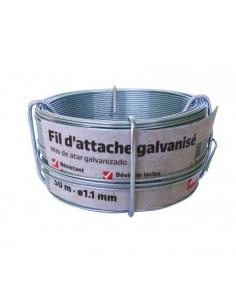 Fil d'Attache Galvanisé 50M Jardiland Fixation et attache