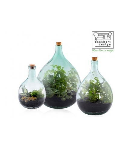 Bouteille terrarium 35L set Esschert Design Vase et verrie
