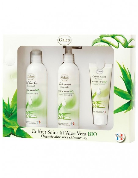 Coffret soins à "l'Aloe Vera Bio" GALEO Soin corps et visage