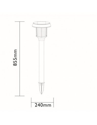 Borne solaire Pollux Luxform lighting Eclairage de jardin