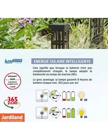 Borne solaire Pollux Luxform lighting Eclairage de jardin
